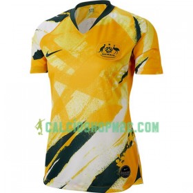 Australia Maglia Prima Mondiali calcio femminile 2019 Manica Corta
